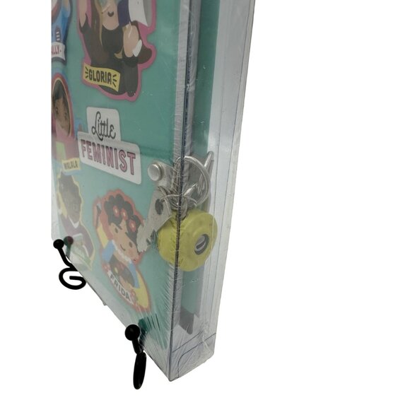 Little Feminist Diary Locking 2 Keys Girl Power Tween Heroes Womens History - Picture 3 of 7